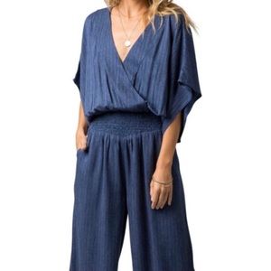 Rip Curl Shore Break Jumpsuit Striped Medium